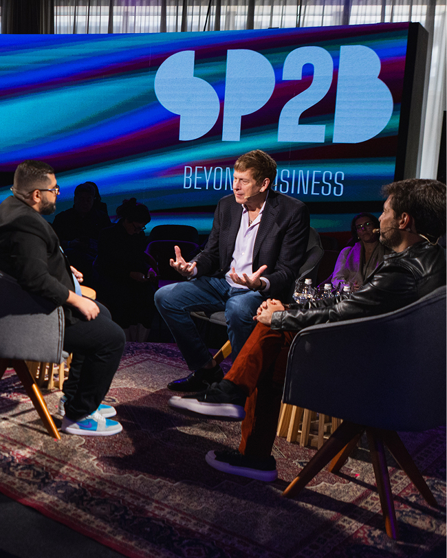 Foto do SP2B – evento de inovação e negócios em São Paulo